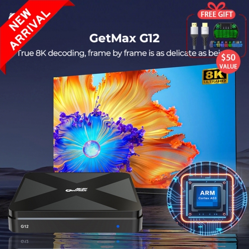GetMax G12 TV ボックス - 2026年新登場の AI スマート TV ボックス